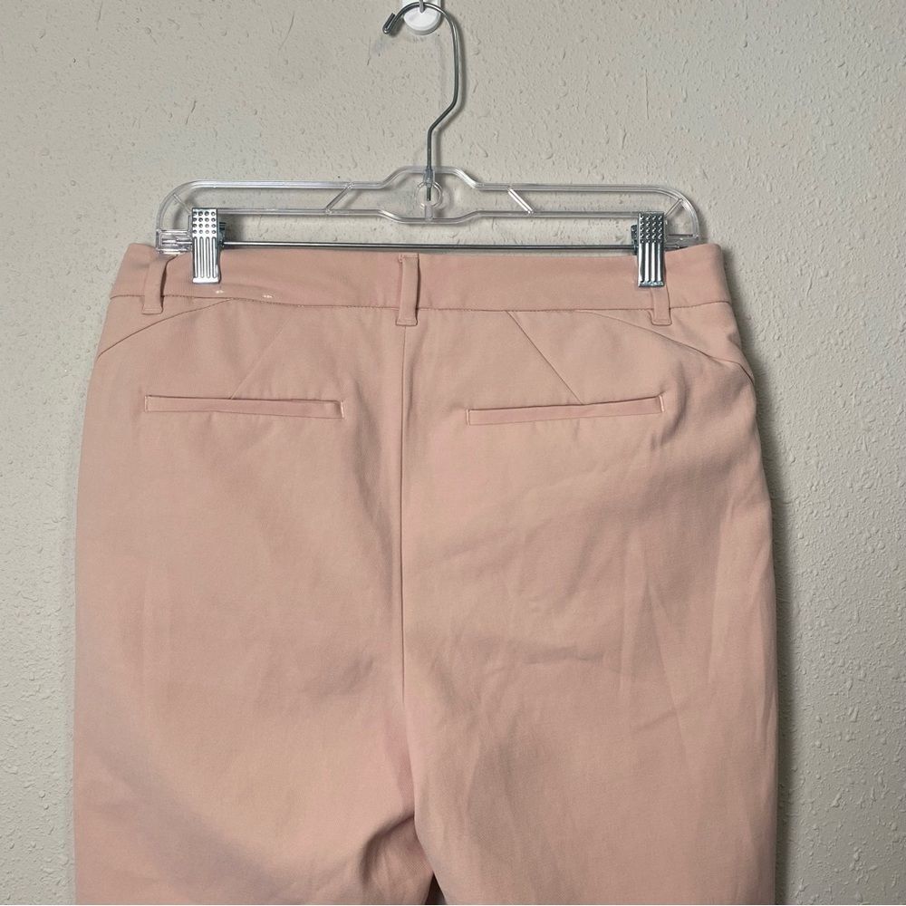 White House Black Market The Slim Ankle Light Pink Pants Women's Size 10L - Picture 4 of 16